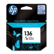 ראש דיו HP 136 מקורי צבעוני